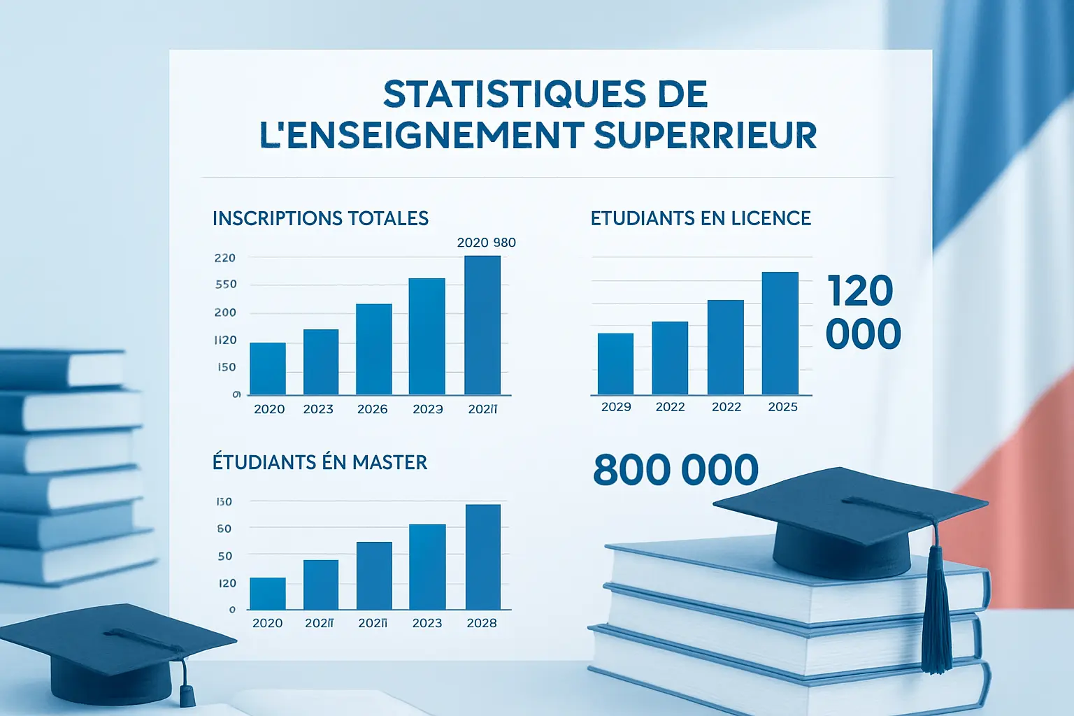 Nombre d&rsquo;étudiants en France en 2026 : chiffres officiels et évolution